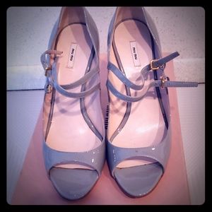 Miu Miu mary Jane pump gently worn size 39.5